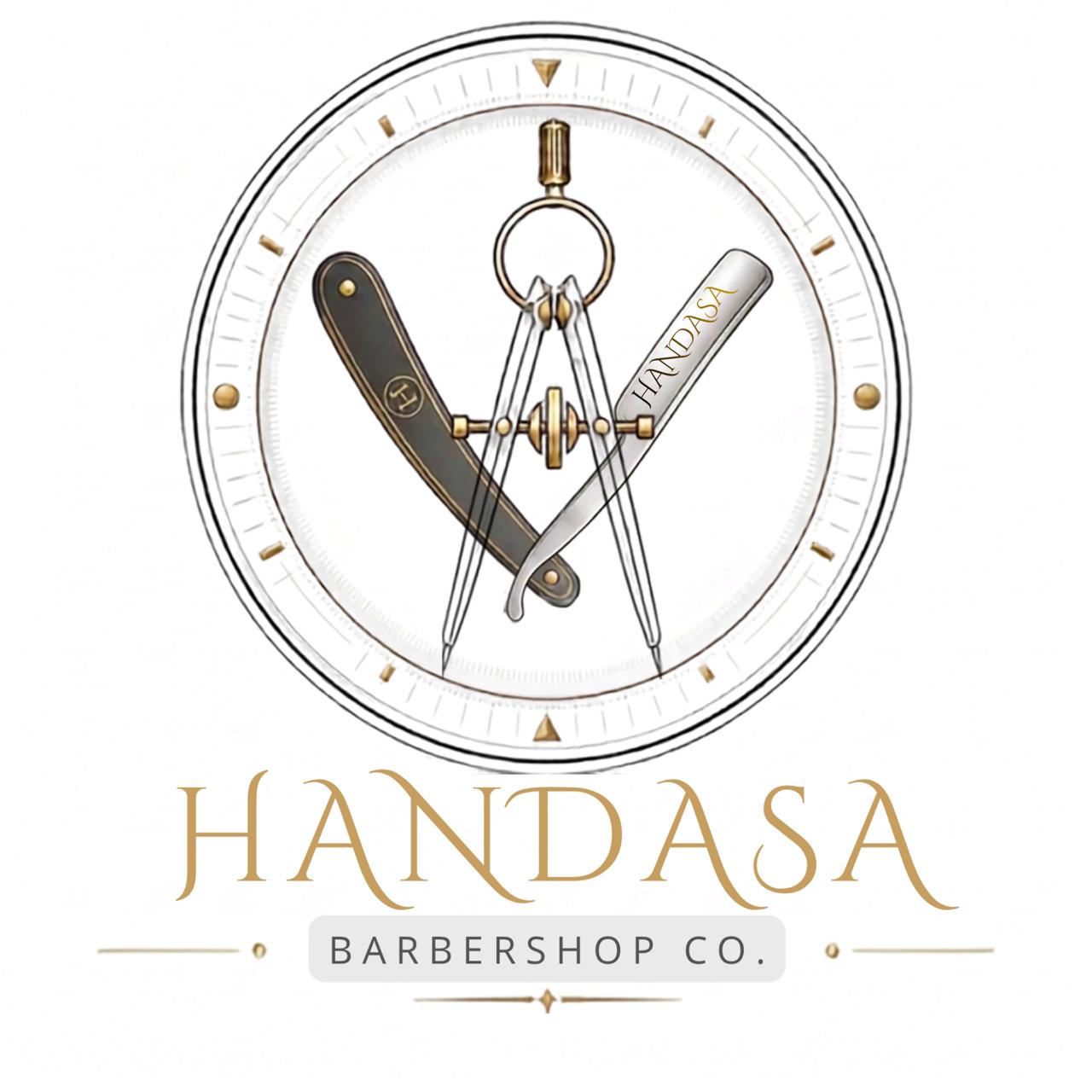 Handasa Barbershop Co. logo